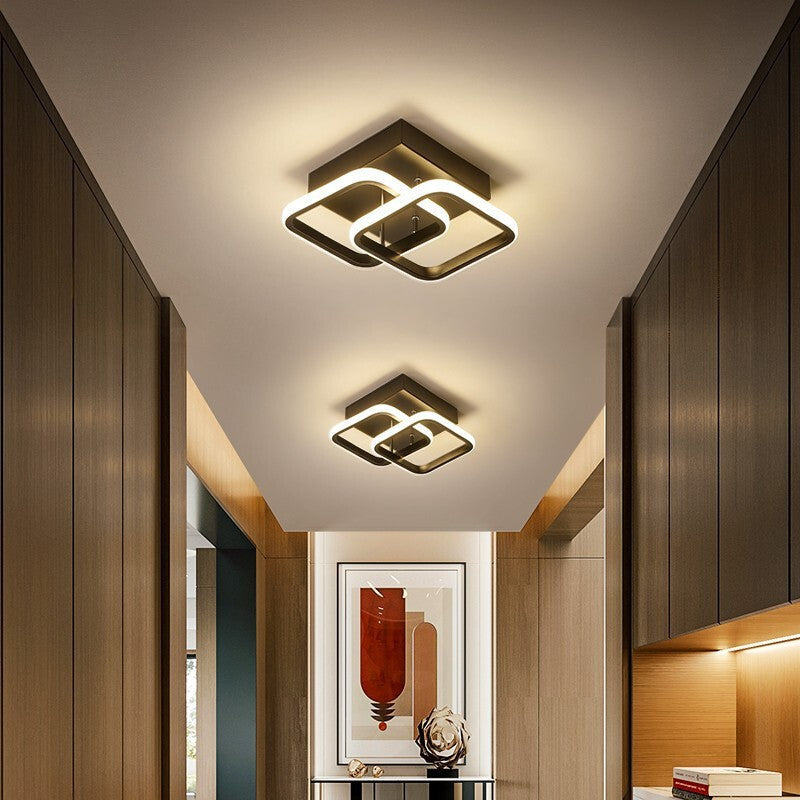 Hallway aisle light modern minimalist entryway ceiling light smart stepless remote control cloakroom stairway balcony foyer light