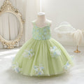 Baby birthday first birthday dress sundress summer new children's princess dress sweet style tutu dress flower girl dress