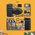 Retro disposable camera film camera film point and shoot camera bestie student birthday gift yan cai