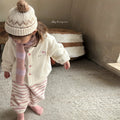 【matching family set】cartoon pajamas kids' half-fleece loungewear set  new autumn/winter thickened for boys and girls