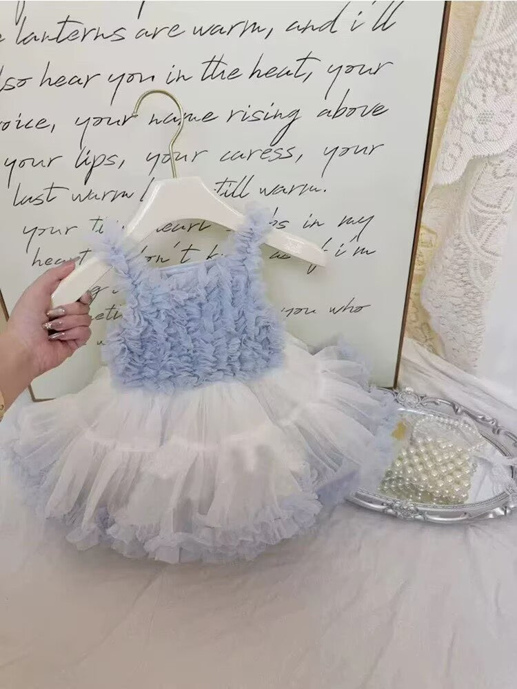 Girls' princess dress summer style kids' tank dress tutu dress children's dress 3-8 years old - dropshipping available