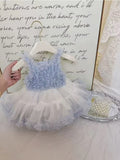 Girls' princess dress summer style kids' tank dress tutu dress children's dress 3-8 years old - dropshipping available