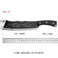 Stainless steel dragon pattern forged dragon-slaying knife - high hardness outdoor camping, picnic, trail clearing, wood chopping, and meat cutting knife