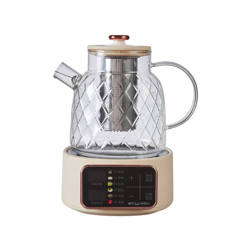 Powerful teapot health glass small office for home constant temperature teapot high appearance wholesale cross-border american regulations