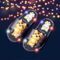 2024 kids' summer light-up slippers: trendy cartoon animal design for indoor/outdoor wear - perfect for toddlers and young children