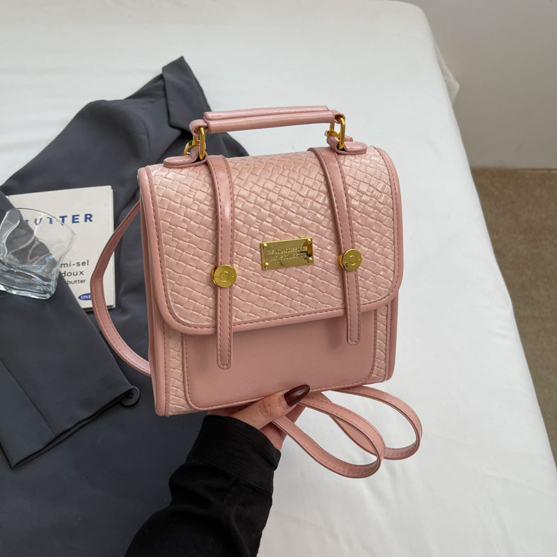 Cross-border backpack women's fashion versatile niche design sense 2025 new trend Korean version messenger bag travel backpack