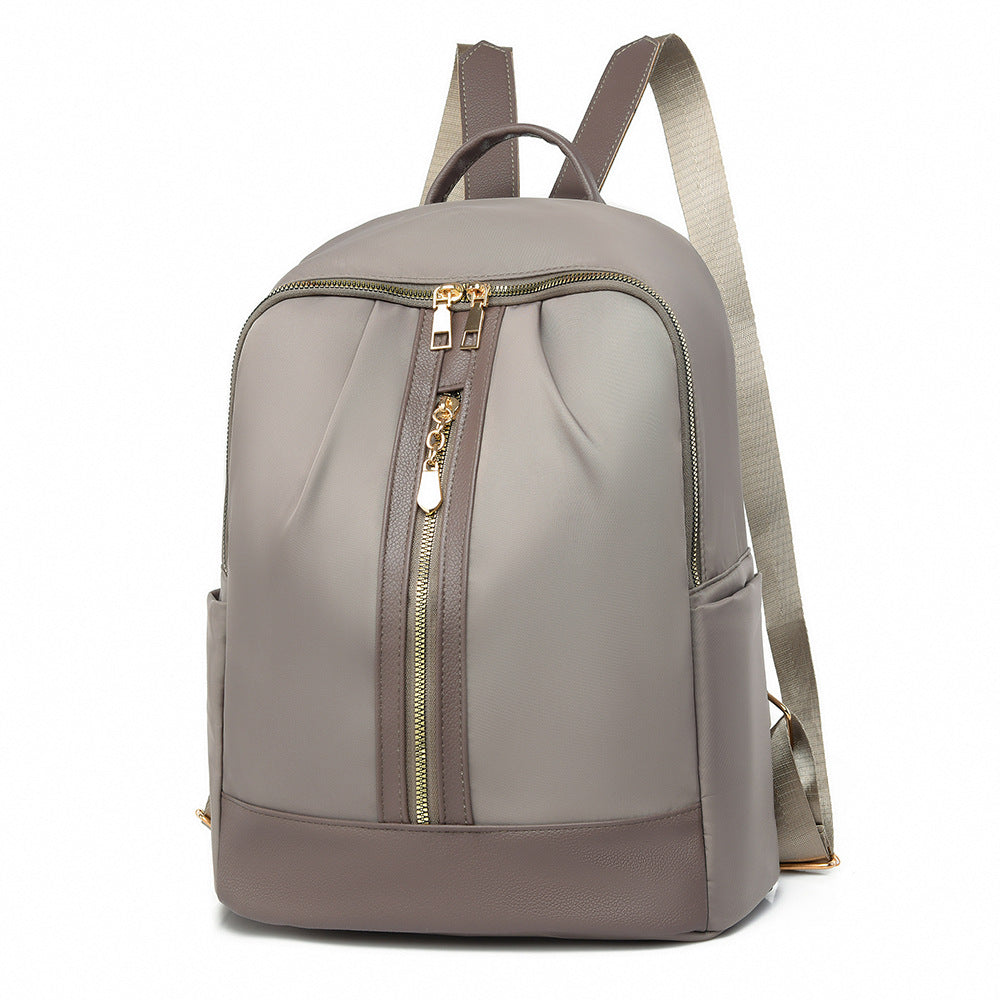 Backpack New Oxford Cloth Tide Waterproof School Bag Women's Korean Version Lightweight Versatile Fashion Large Capacity Travel Backpack Women