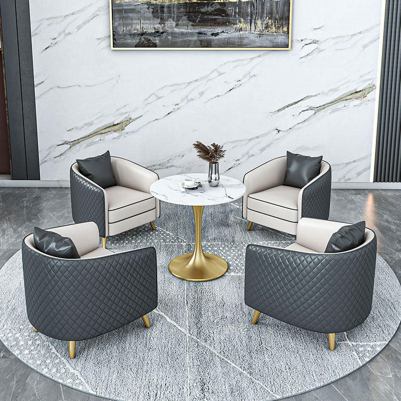 Sales office negotiation sofa accessible luxurycasual hotel lobby office reception room rest area table and chair sofa