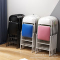 Folding chair - portable backrest chair for home, dorm, computer, conference, office, bedroom, and dining
