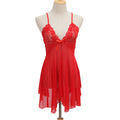 Sexy lingerie lace cut out see-through large size sexy lingerie nightgown source factory european and american cross-border hot style wholesale