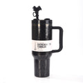 fashioncasual40oz car cup stanley 304 stainless steel thermos cup large capacity handle straw cup