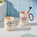 Dopamine-thickened children's rinse cup for the year of the horse - cartoon creative, drop-proof toothbrush holder, multifunctional household wash cup