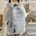 New korean-style backpack, high-end design, niche and trendy, versatile backpack for middle school, high school, and college students, large double shoulder bag