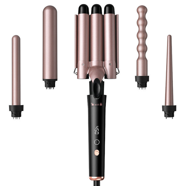 specializes in new popular products, multi-functional head changer, curling iron LCD display, intelligent 5-in-1 tube changer and curling iron.