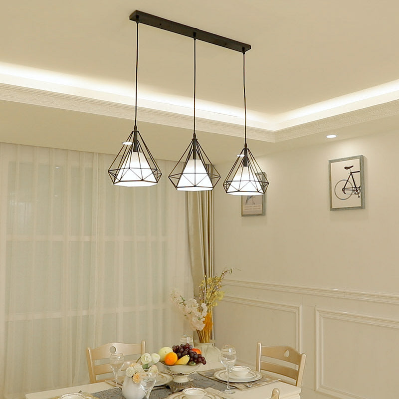 Modern simple Nordic restaurant chandelier, personalized creative dining table bar living room dining room catering shop commercial lighting