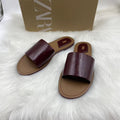 Za's new product 2025autumfashioneasiest for matchexport original single women's shoes single color elegant one-piece slippers breathable flats shoes