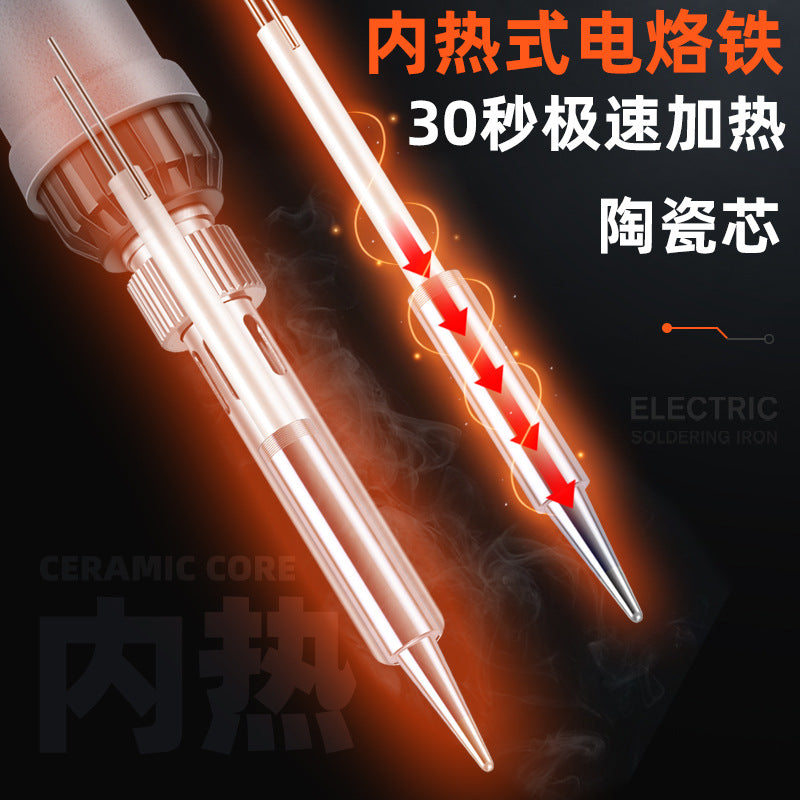 Arrize Electric Soldering Iron Wholesale Household Constant Temperature Digital Display Adjustable Temperature Electric Loco Iron Repair Welding Electric Soldering Iron Set