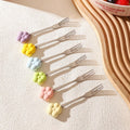 Creative sunflower stainless steel fruit fork desktop decoration ornament ceramic storage jar suit exquisite afternoon tea knife and fork