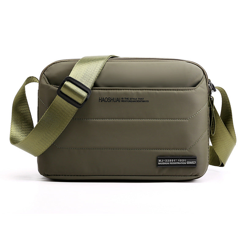 Factory direct sales new men's shoulder bag fashion casual men's bag multi-functional nylon messenger bag sports bag