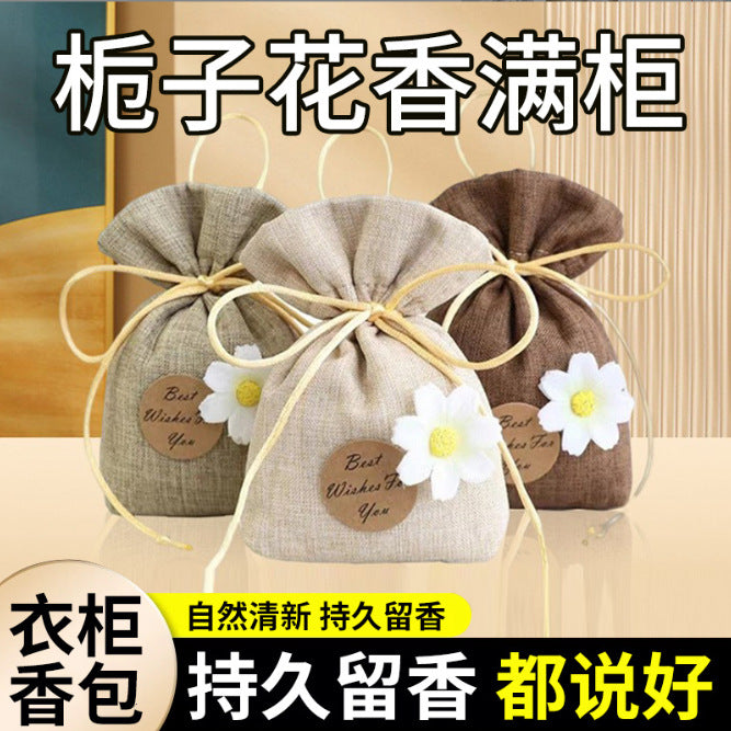 Car fragrance bag, small flower style wardrobe sachet, fragrance air freshener, long-lasting fragrance, deodorant handy gadget sachet