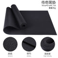 Pvc yoga mat - extra large, non-slip, high-density, silent, shock-absorbing - professional thickened fitness mat for home use (men's)