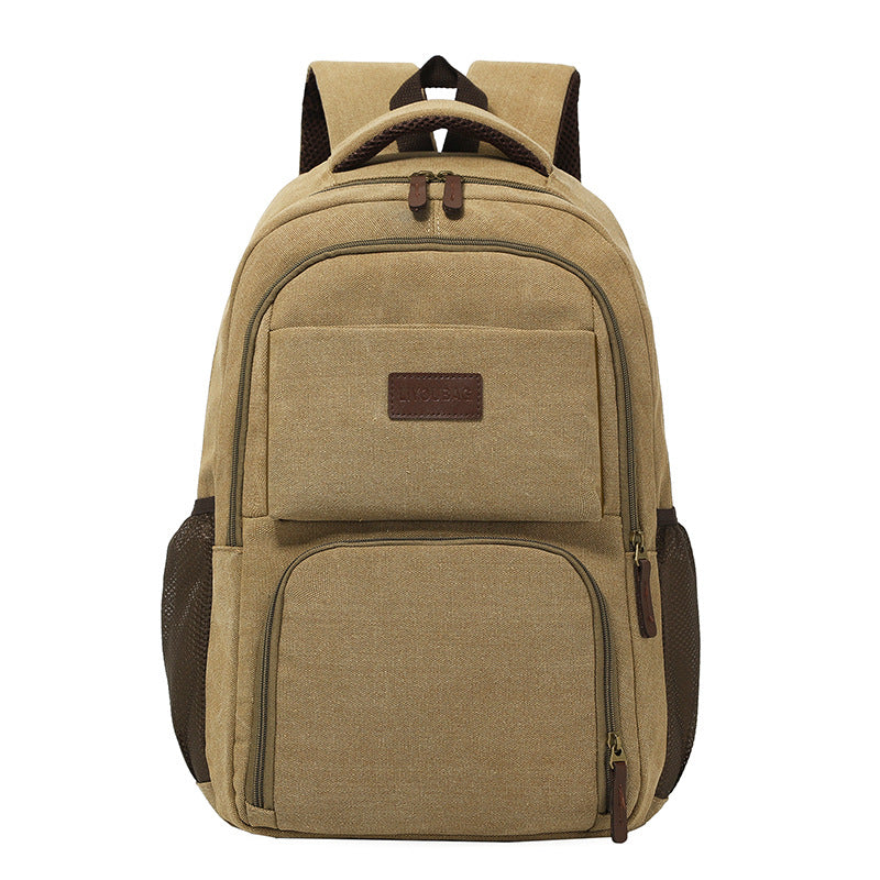 Cross-border fashionable style large-capacity backpack factory direct sales wear-resistant material anti-splashing multi-functional fashion backpack