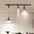 Restaurant chandelier can be lifted and lowered, long arm telescopic industrial style retro speaker dining table lamp, full spectrum foldable rocker arm chandelier