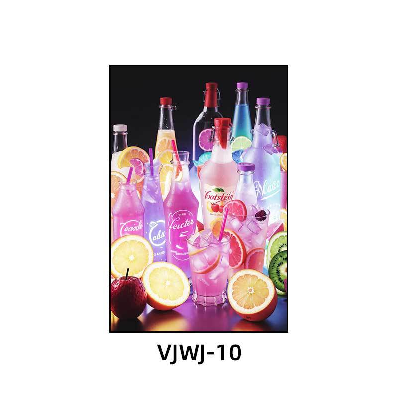 Bar KTV box decoration hanging pictures Cocktail bottle clear bar atmosphere music dining bar Bistro decoration painting