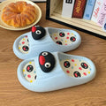 New "cloud-like" penguin slippers for women - summer outdoor wear, thick sole, soft sole, home, couple's anti-slip sandals & slippers - wholesale