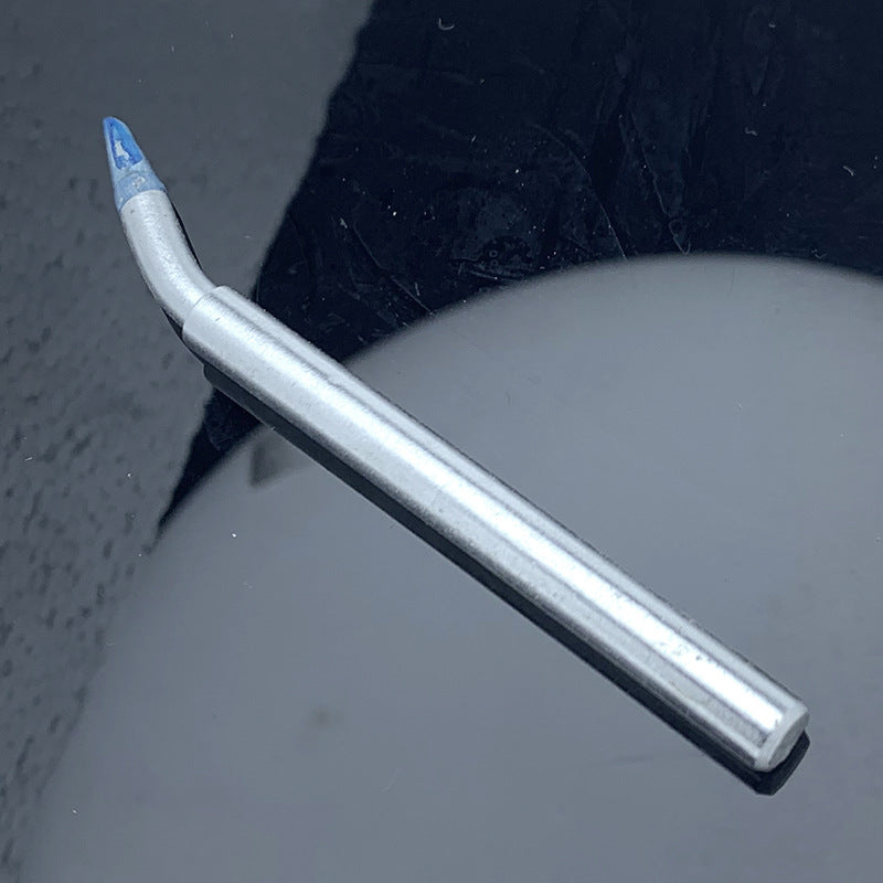 BSL blue head special d6 soldering iron head 2.0mm oblique port 2c elbow oblique port soldering iron nozzle, national standard soldering machine welding gun head
