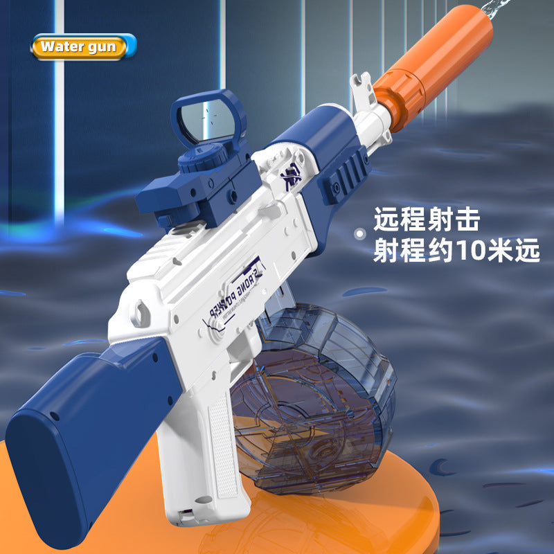 New arrival cross-border electric ak47 continuous water gun automatic water absorption high pressure strong water spray water gun water gun toy
