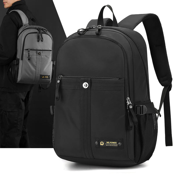 WEPOWER new  men's large-capacity commuter backpack student computer schoolbag casual outdoor backpack