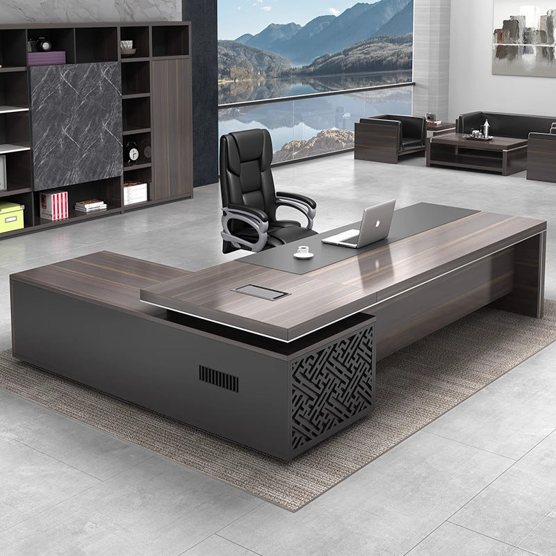 Boss Table President Simple Modern Manager Office Desk and Chair Combination Supervisor Desk New Class Desk Office Furniture