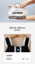 girls' summer sundress - korean style princess dress with bow, lace trim, and chic design