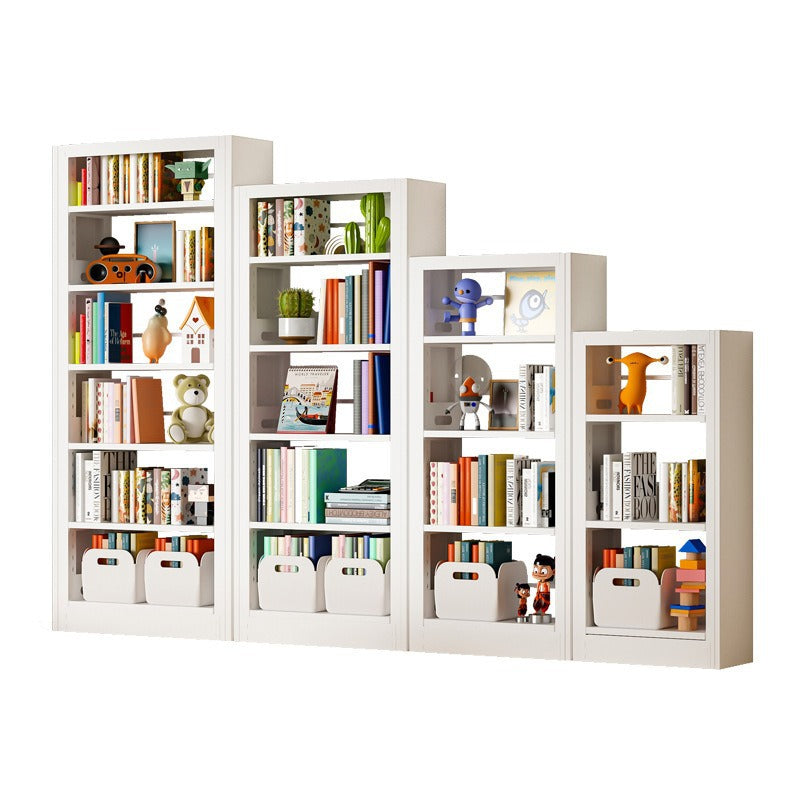 25cm steel library bookshelf - home floor-standing bookcase, kids' bookshelf, living room picture book display, simple iron art storage rack