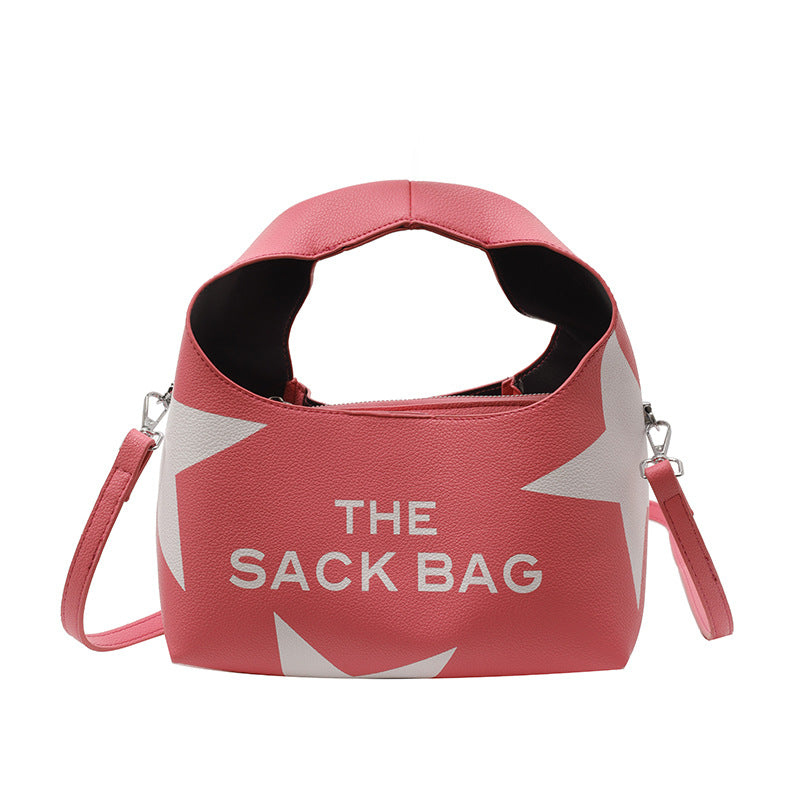 new arrival large-capacity trendy handbag fashionprintinglettereasiest for matchcasual crossbody bag