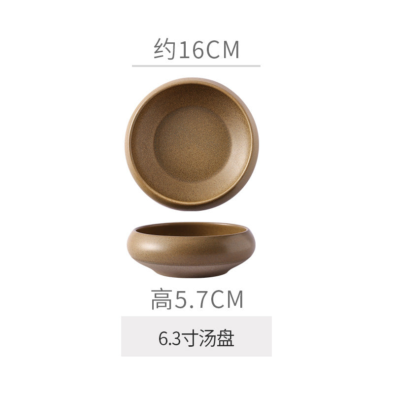 Vintage japanese ceramic bowl - creative & unique design for home use, restaurant-grade rice bowl, snack bowl, dessert bowl, salad bowl