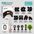 Kids rail traffic patchwork puzzle diy racing track puzzle early education educational toys car parking lot