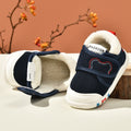 Baby first walker cotton shoes for girls and boys, ages 0-1-3 years, infant and toddler soft sole non-slip plush winter boots