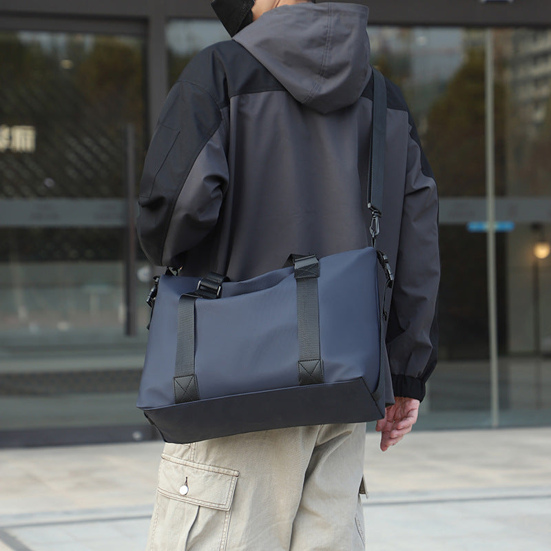 New short-distance lightweight travel bag, men's and women's large-capacity wet and dry separation fitness bag, trendy wear-resistant hand luggage bag