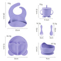 Purple 6-piece set (with ears)