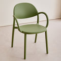 Scandinavianthickened plastic chairfor home negotiation dining chair dining table stool plastic backrest armrest table chair high backrest