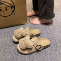 2025 new cute cartoon soft sole versatile closed-toe slippers women's fairy style outdoor wear cloud-like comfort sandals wholesale