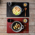 Japanese retro one-person meal set deep dry pot vegetable plate for homeclassy curry rice plate double ear soup plate