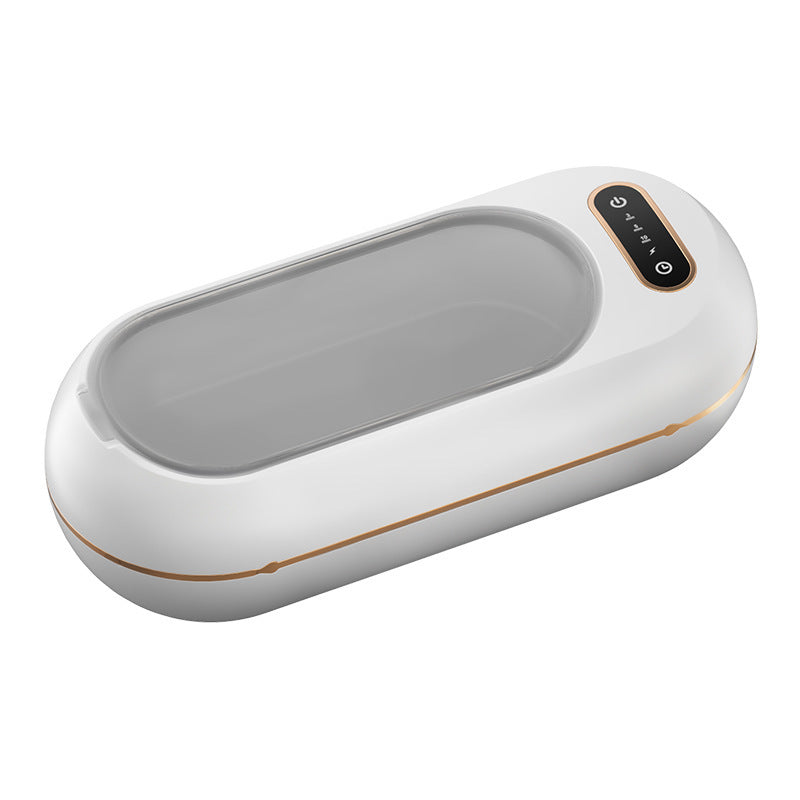 Ultra-sonic eyeglass cleaner - fully automatic glasses washer, multifunctional jewelry cleaner, watch cleaner, and denture cleaner for home use