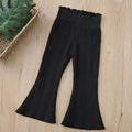 fall/winter new korean style knitted girls' leggings - high waist flare pants