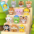 Compatible with lego bricks, children's educational blind box figurines, assembly toys, gifts, micro-pellet building blocks for boys and girls