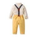 Export children's clothing infant onesie kids first birthday dress long sleeve cotton romper boy spring set