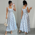 summer floral print sundress - elegant and fresh