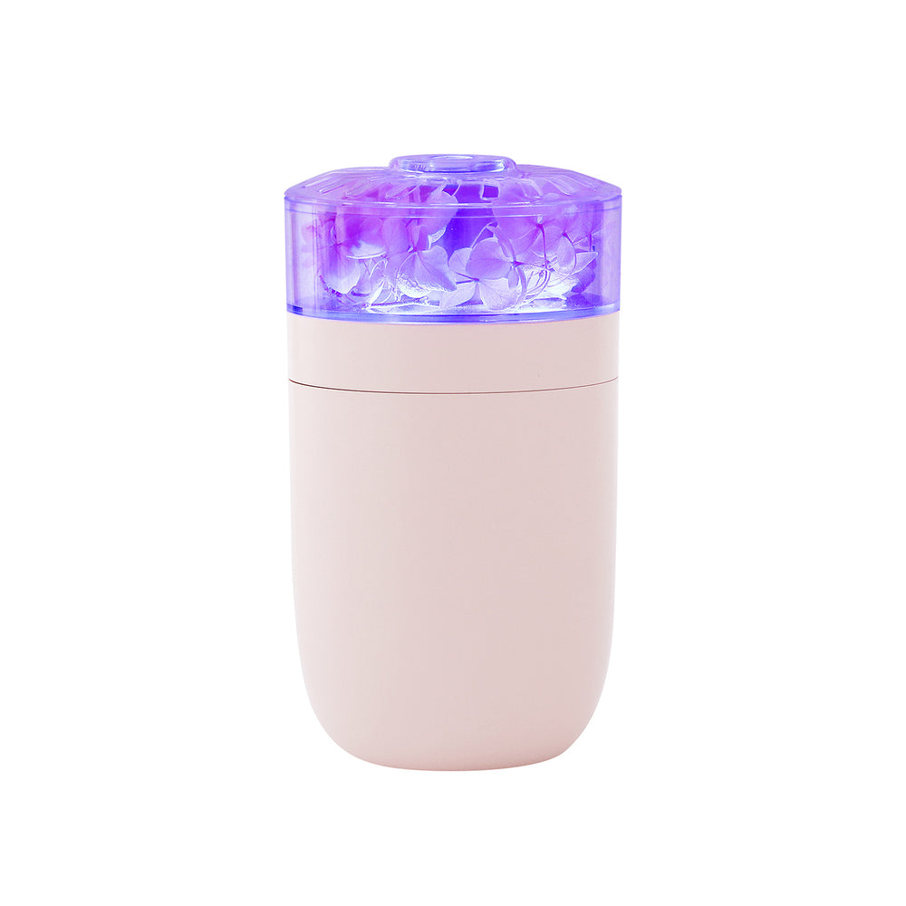 2024 new everlasting flower humidifier - usb powered, silent, color-changing air humidifier for car, office, and desktop use